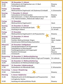 2025 Advent Weihnachten und Silvester