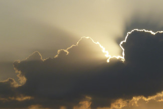Wolken Sonnenstrahl